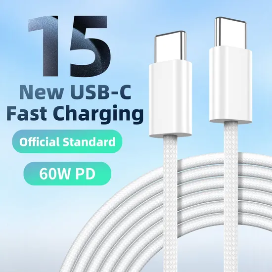 Wholesale Original 60W Braided USB 2.0 C