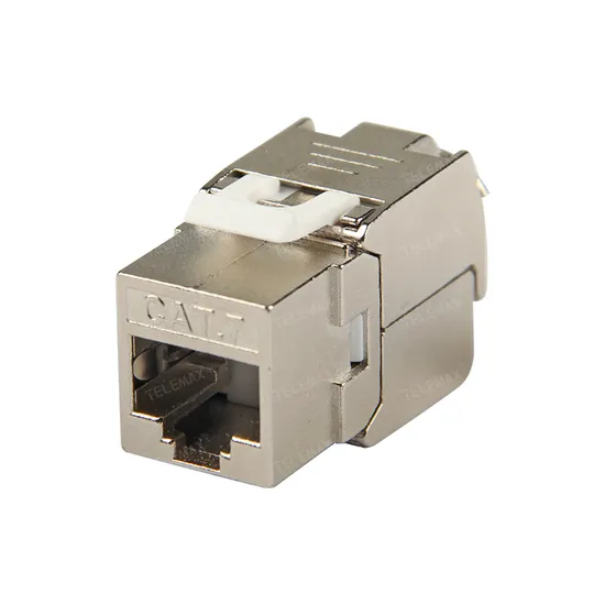 Metal Keystone Jack CAT6 CAT6A RJ45 Toolless Shielded FTP STP