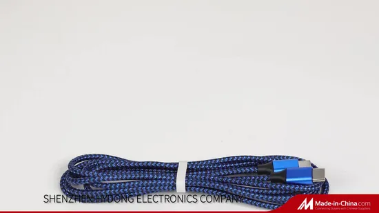 3A Wholesale Nylon Braided Fast Charger Mobile Phone Accessories USB Cable