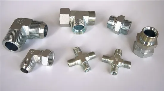 Factory Supply Carbon Steel Hydraulic Adapters for Industrial Machinery
