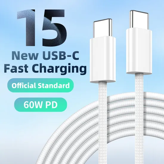 Wholesale Original 60W Braided USB 2.0 C