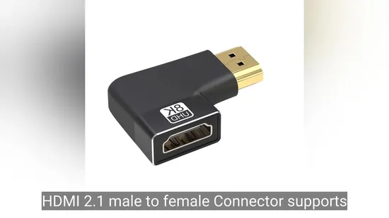 8K HDMI 2.1 Male to Female Adapter 