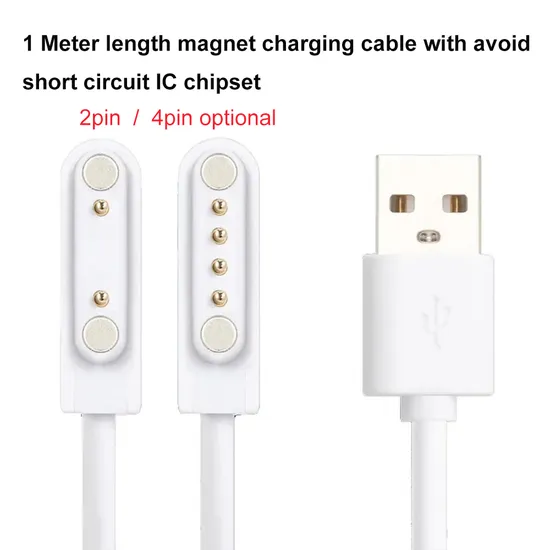 4G Personal mini Kids Senior eldelry GPS Tracker USB magnetic charging cable with 1 meter length avoid short circuit IC C01 